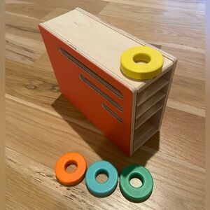 Lovevery Count & Slide Ring Chute with stacking rings